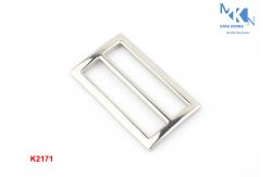 China Curved Metal Slide Buckle Handbag Accessories Hardware Customized Design supplier