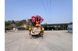 China Sany 37m Concrete Pump Truck with Hydraulic Chassis and Wide Machining Process supplier