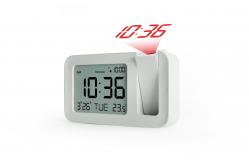 China LCD Display Dimmable Indoor Outdoor Thermometer Clock USB Battery Powered supplier