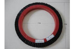 China Black Red Stenter Brushes Wheel , Eco - Friendly Artos Stenter Brush Roller supplier