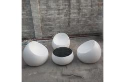 China Lightweight Fiberglass Resin Furniture Bench Table Sets In Customized Design supplier