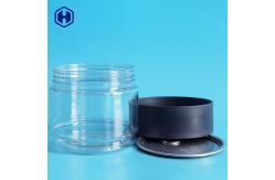 China Round Empty 438ml 15oz Stackable Clear Plastic Cans supplier