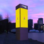Rotate Expandable LED Advertising Display Screen 3000*2400 Outdoor Digital Led Screen