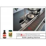 Vertical Self Adhesive Round Bottle Labeling Machine With PLC Control 120 BPM