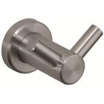 Double Hotel Bathroom Robe Hooks Polished Stainless Steel Coat Hook for sale