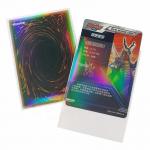 Wholesale Custom Board Game Sleeves Laser Rainbow YuGiOh Size 62x89mm Transparent Card Sleeves for sale