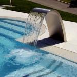 Swimming Pool Stainless Steel SPA Massage Equipment Waterfall Spray Fountain for sale