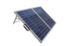 China Blue Fold Out Solar Panels , Folding Portable Solar Panels For Camping supplier