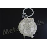 Imiation Hard Enamel Logo Metal Key Rings For Men , Engraved Metal Keychains