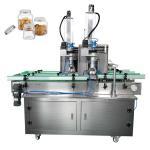 Cheese Stuffed Olives Automatic Screw Capping Machine For Glass Jars for sale