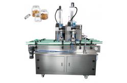 China Cheese Stuffed Olives Automatic Screw Capping Machine For Glass Jars supplier