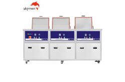 China Three Tank Skymen Ultrasonic Cleaner SUS304 For Cleaning Rinsing Drying supplier