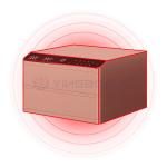 Double Layers Auto Open Safe For Documents And Jewelry With Solid Steel