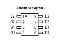 China AP6H03S Mosfet Driver Using Transistor , Durable High Amp Transistor supplier