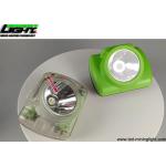 Lightweight LED Miners Cap Lamp 13000LUX High Lumen Shock Resistant For Hard Hat for sale