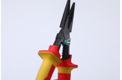 China Multi Function Long Nose Plier 63 HRC 1000V Long Reach Pliers supplier