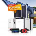 Sunpok 5Kw 6Kw 8Kw 10Kw 11Kw 12Kw 15Kw 20Kw Off-Grid Photovoltaic Complete Set Solar Energy Off Grid Home Power Systems for sale
