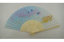 China 21cm Promotional Bamboo Folding Hand Fans With Paper Or Fabric supplier