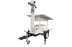 China Solar Security Camera Trailer Mobile Surveillance Trailer For Public Security supplier
