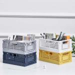 Odorless Collapsible Plastic Container , Reusable Plastic Stacking Baskets for sale