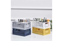 China Odorless Collapsible Plastic Container , Reusable Plastic Stacking Baskets supplier