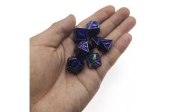 China CE Precision Polyhedron Dice Set RPG OEM Alloy For KTV Bar supplier