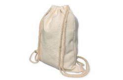China Custom Sublimation Linen Drawstring Backpack 40*30cm Promotional Drawstring Bag supplier
