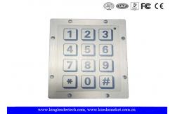 China IP68 Hyper Ruggedized Piezo Keypad 3x4 Matrix For Rough Enviroments supplier