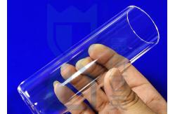 China One End Closed Fused Quartz Glass Sleeve For Uv Lamp supplier