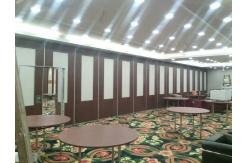 China Operable Movable Folding Partition Wall For Hotel Melamine Surface supplier