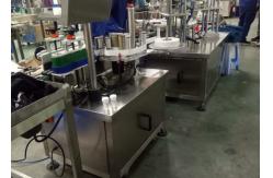 China Automatic Double Side Sticker Labelling Machine For Petrochemical Industry supplier