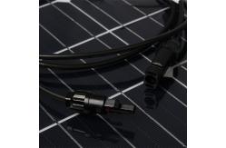 China Small Powerful 12v 50w Solar Panel Semi Flexible Monocrystalline Solar Panel supplier