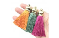 China Zinc Alloy Lobster Clasp Metal Accessories Tassel Pendants For Keychain Dangle supplier