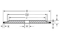 China High Precision Resin Bond Diamond Wheels , Diamond Grinding Wheels For Micro Drill supplier