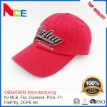 Personalized embroidered dad cap , 100% cotton dad hat six panel Eco friendly for sale