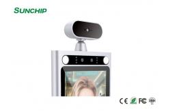 China Access Control 8 18W Face Recognition Infrared Thermometer supplier