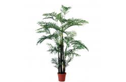 China Customized Simulation 140cm Artificial Bamboo Areca Palm For Decoration supplier
