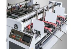 China Double Piece 380v Carton Folding Gluing Machine Mechanical Driven supplier