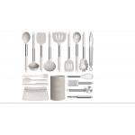 SUS304 Heat Resistant Silicone Cooking Utensils Odorless Nonmelting for sale