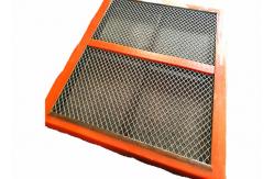 China Heavy Duty Poly Ripple Self Cleaning Screen Mesh Fit Sand & Gravel Quarry supplier