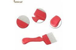 China Beekeeping Tool Red Uncapping Fork Stainless Steel Needles for honey uncapping supplier