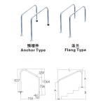 1.0mm SS316 Removable Swimming Pool Handrails for sale