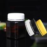 Custom Printing 400ml Plastic Food Jars square Shape Honey Packaging PET Bottle Recycling for sale