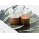 15mm 28mm Plastic Cap Closures Ribbed Bamboo Screw Lid Bottle for sale