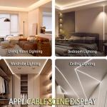 Embedded SMD 2835 Light Strip Self-Adhesive Linear Light for Low Voltage 12V and 24V Living Room Lighting for sale