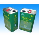 5000ml Cooking Oil Bucket 4 Color Plastic Handle​ Empty Oil Tin Can for sale