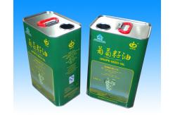 China 2L Virgin Olive Oil Tin Cans Rectangular Packaging Tin Can supplier