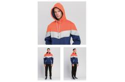 China Tie Dye Printed Zipper Up Hoodie Mens Fleece Pullover Letter Pattern supplier