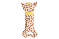 China Stuffed Squeaky Chew Cute 25cm Pet Plush Toy Dog Short Plus supplier