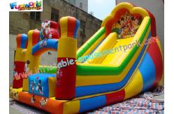 China Custom Kids Amusement Mickey Commercial Inflatable Slide with strong handles safety supplier
